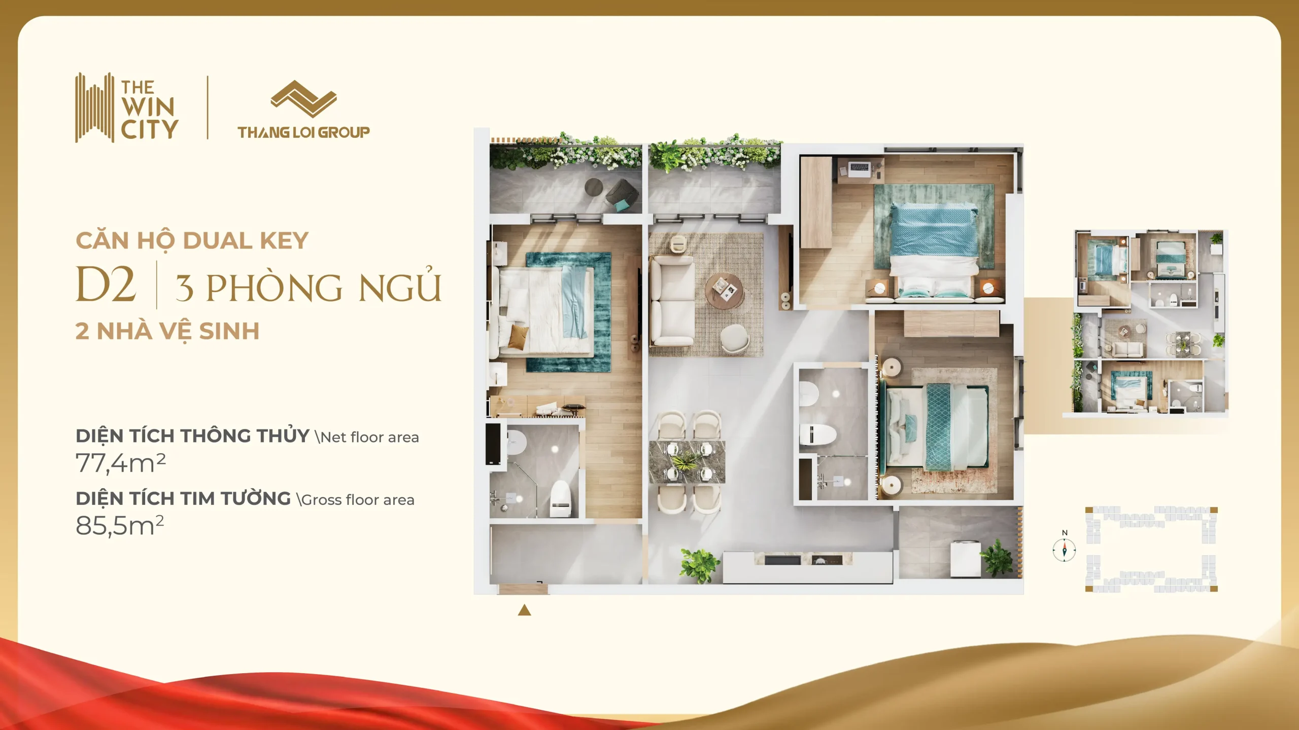 Căn Hộ Dual KeyThe Win City