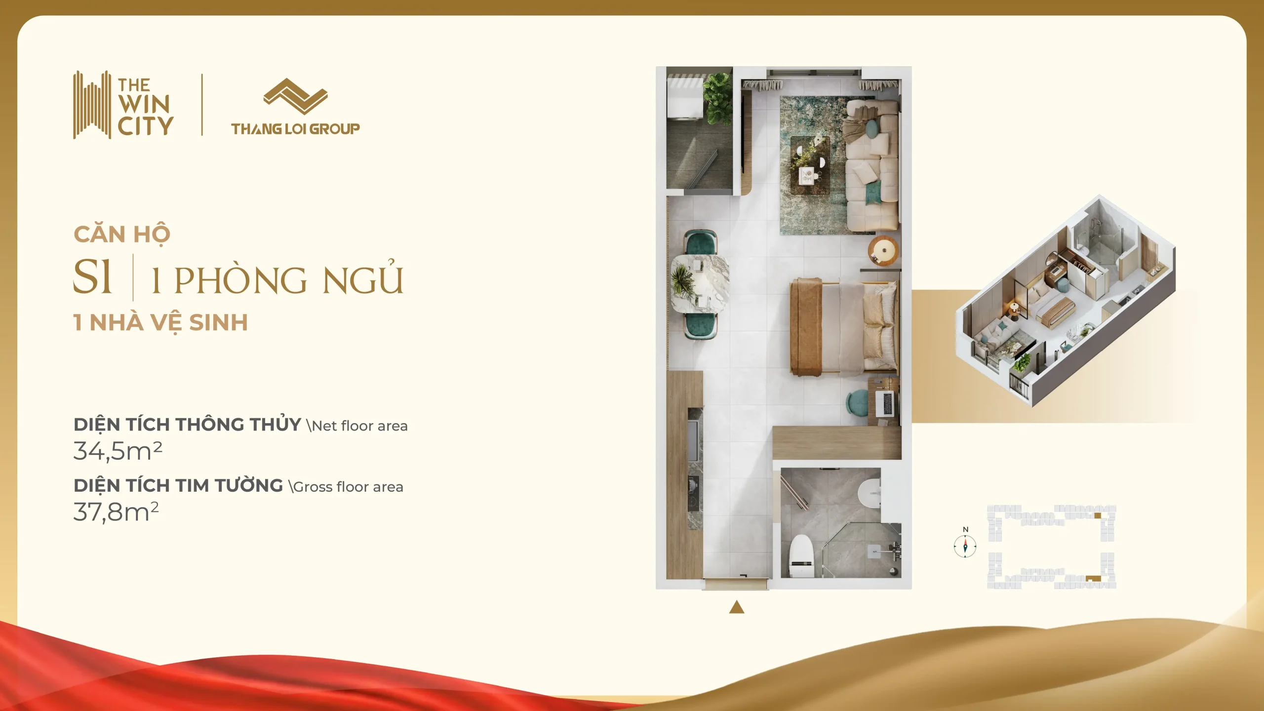 Căn Hộ Studio The Win City